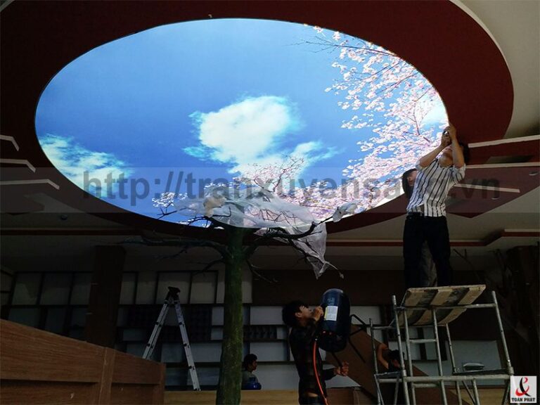 3 mẫu thiết kế trần bầu trời xuyên sáng dành cho phòng khách gia đình độc đáo và hợp phong thủy