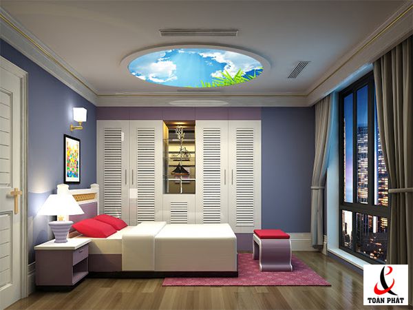 Phòng tránh chứng mất ngủ sau sinh với trần xuyên sáng