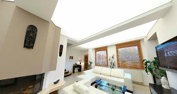 Thiết kế trần phòng khách đẹp, hiện đại