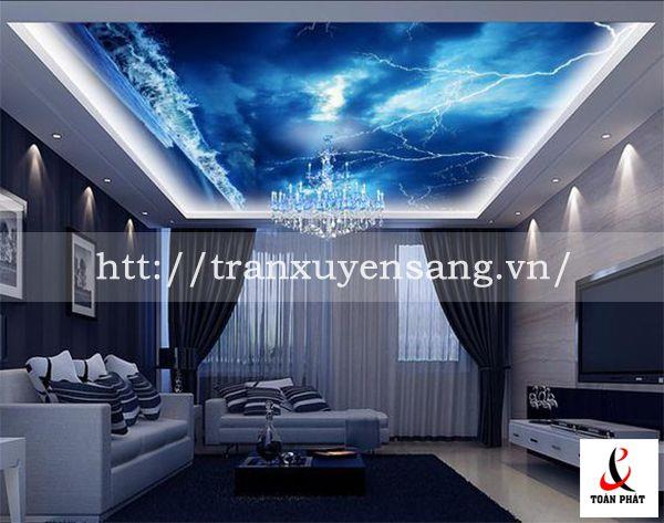 Đắm chìm trong những thiết kế trần phòng khách hiện đại đẹp mê hồn