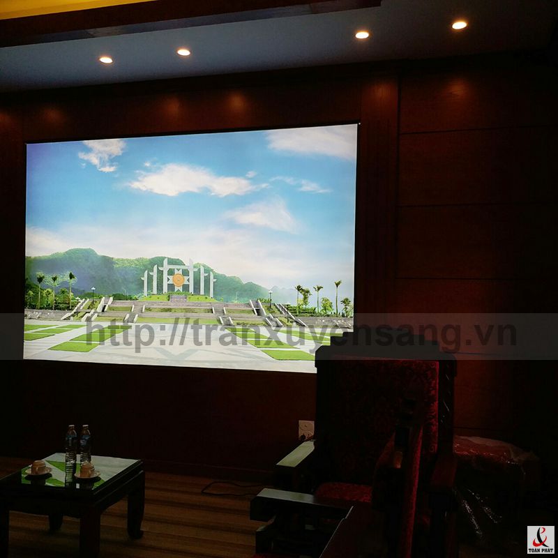 Thi công vách xuyên sáng tại văn phòng Tỉnh ủy Hòa Bình