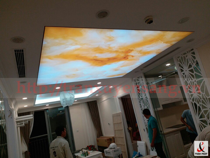 Dự án trần xuyên sáng nhà anh Phương - Times City