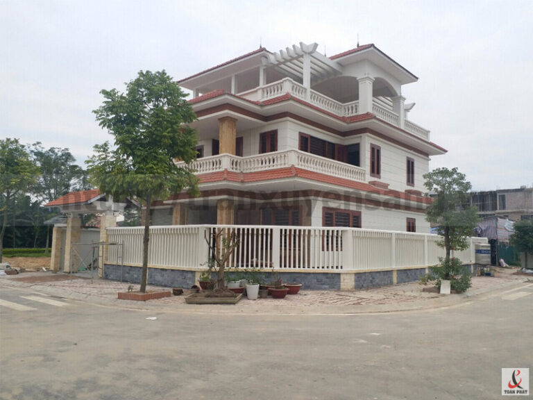 Thi công trần xuyên sáng tại Đồng Tháp – Biệt thự Lâm Villa