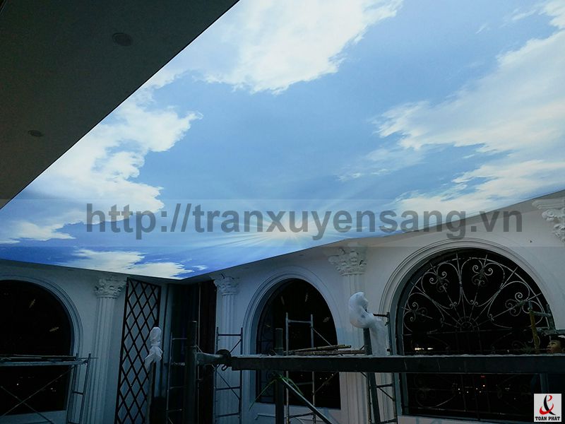Dự án trần xuyên sáng biệt thự Tâm Villa - Trung Kính