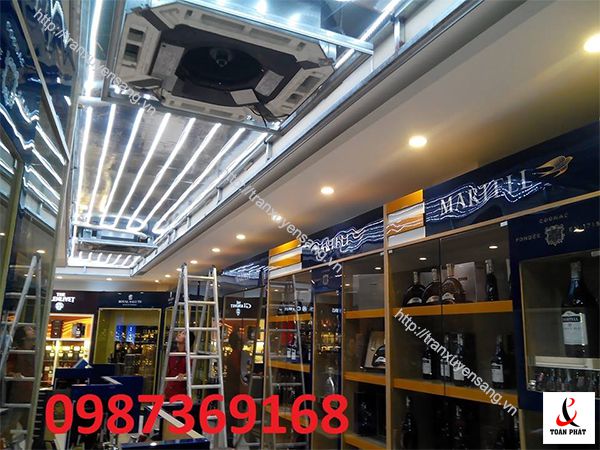 Hoàn thiện trần xuyên sáng kho rượu Ngọc Thanh