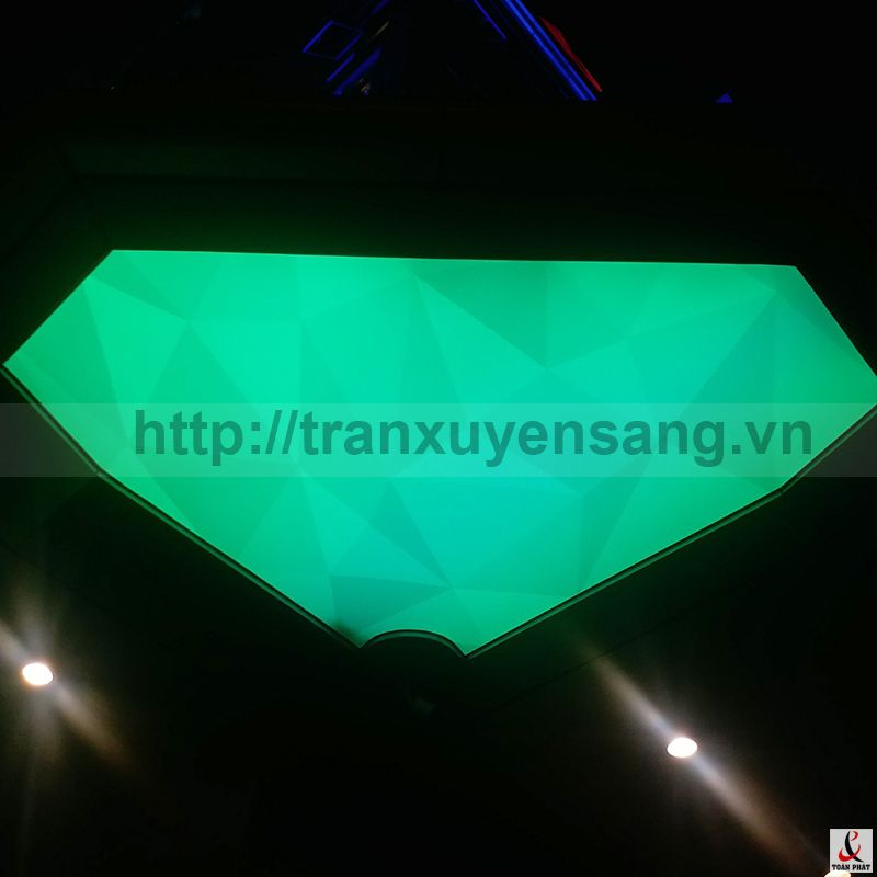Thi công trần xuyên sáng tại khách sạn AP - Hòa Bình