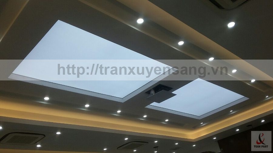 Công trình trần xuyên sáng phòng họp Tổng cục Đường sắt Việt Nam