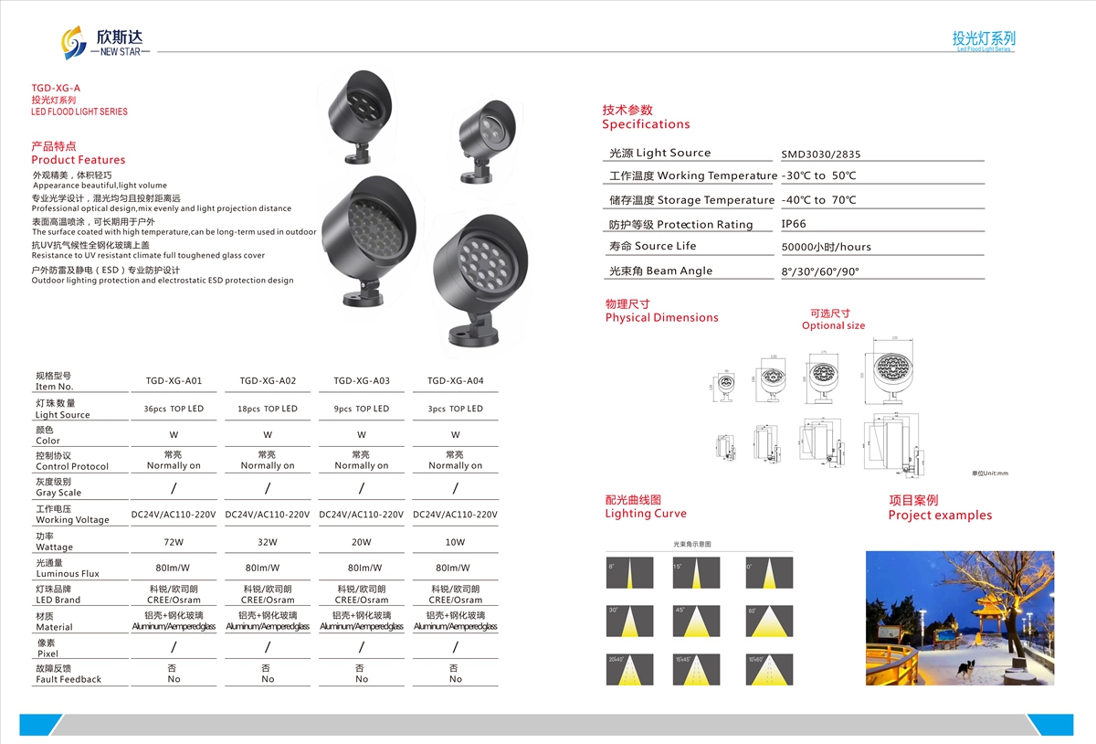 TGD-XG-A LED FLOOD LIGHT SERIES