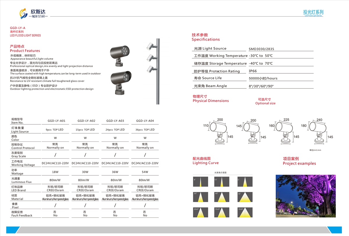 GGD-LY-A LED FLOOD LIGHT SERIES