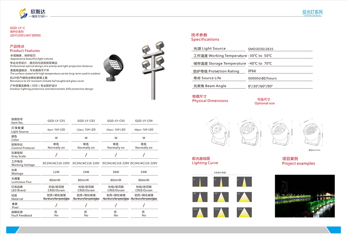 GGD-LY-C LED FLOOD LIGHT SERIES