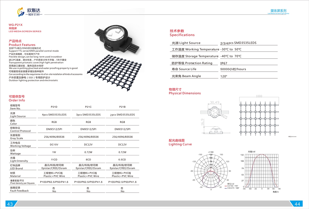 WG-P21X LED MEDIA SCREEN SERIES
