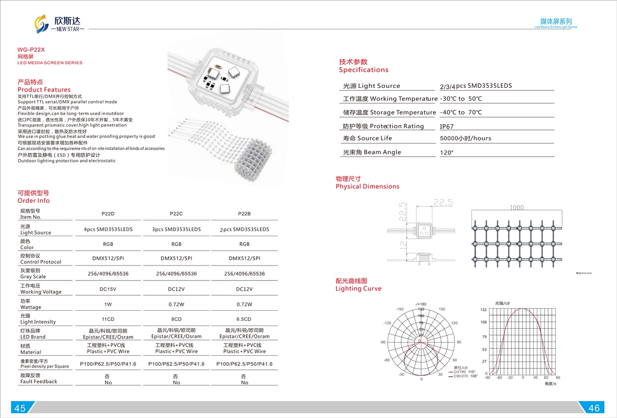 WG-P22X LED MEDIA SCREEN SERIES